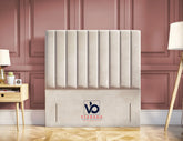 Luxury Stripe Panel  Headboard Vizbeds